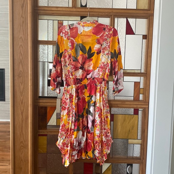 Floral Handkerchief Dress - Picture 2 of 7